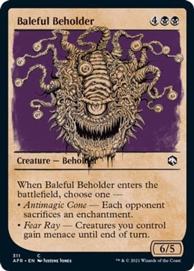 Baleful Beholder Showcase Adventures in the Forgotten Realms Magic card