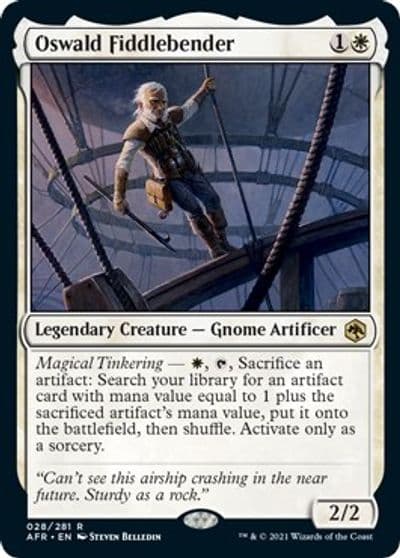 Oswald Fiddlebender Adventures in the Forgotten Realms Magic card
