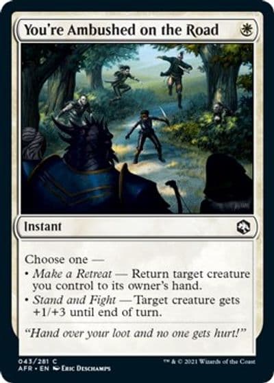Youre Ambushed on the Road Adventures in the Forgotten Realms Magic card