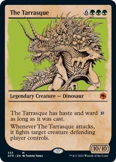 The Tarrasque Showcase Adventures in the Forgotten Realms Magic card