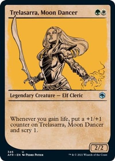 Trelasarra Moon Dancer Showcase Adventures in the Forgotten Realms Magic card