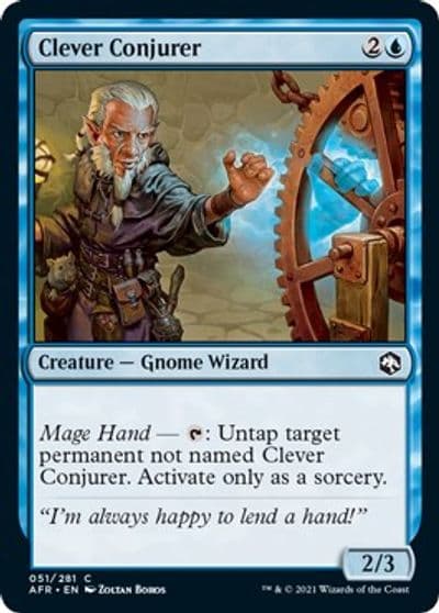 Clever Conjurer Adventures in the Forgotten Realms Magic card
