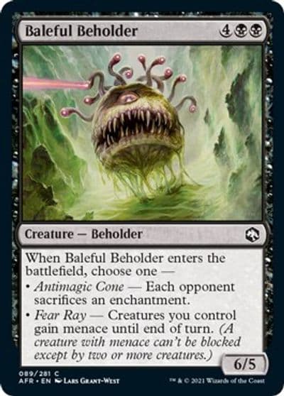 Baleful Beholder Adventures in the Forgotten Realms Magic card