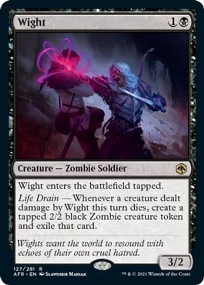 Wight Adventures in the Forgotten Realms Magic card
