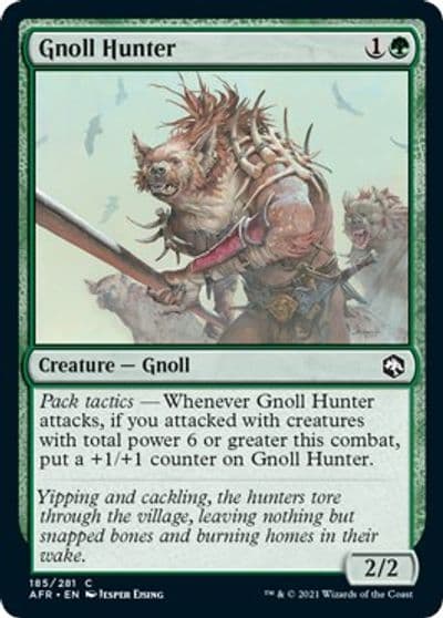 Gnoll Hunter Adventures in the Forgotten Realms Magic card