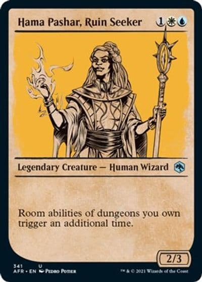Hama Pashar Ruin Seeker Showcase Adventures in the Forgotten Realms Magic card