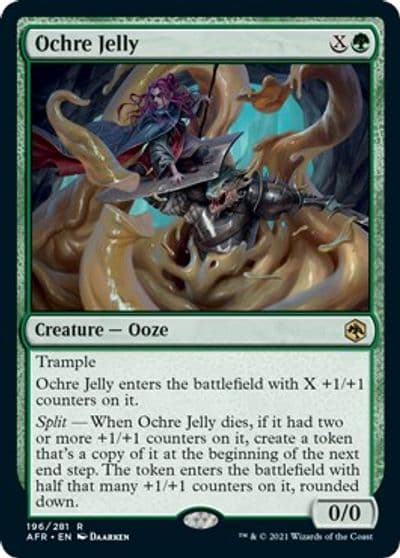 Ochre Jelly Adventures in the Forgotten Realms Magic card