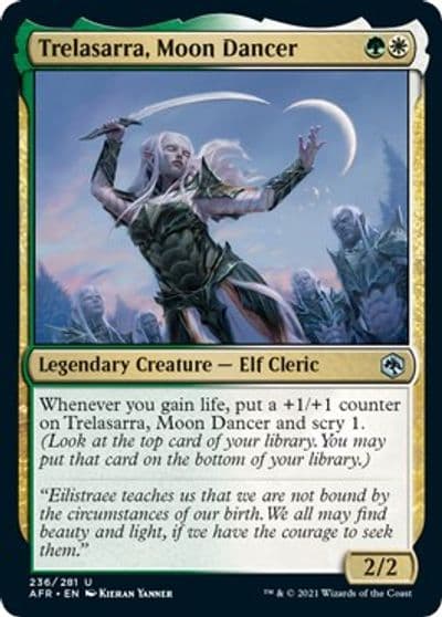 Trelasarra Moon Dancer Adventures in the Forgotten Realms Magic card