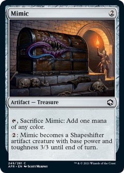 Mimic Adventures in the Forgotten Realms Magic card