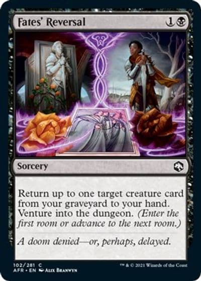 Fates Reversal Adventures in the Forgotten Realms Magic card
