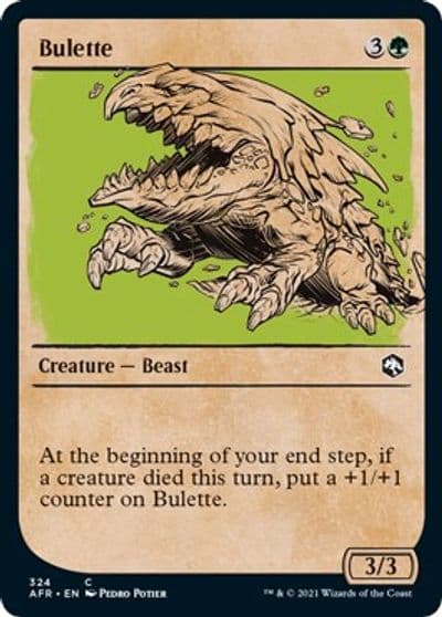 Bulette Showcase Adventures in the Forgotten Realms Magic card