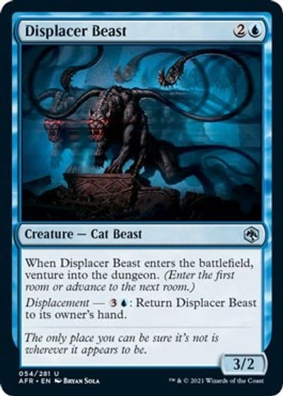 Displacer Beast Adventures in the Forgotten Realms Magic card