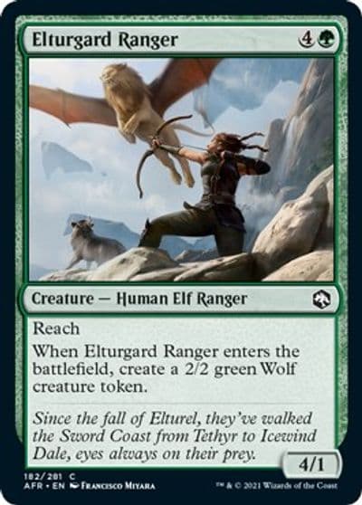 Elturgard Ranger Adventures in the Forgotten Realms Magic card