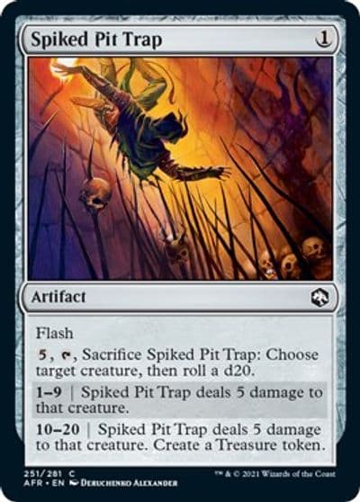 Spiked Pit Trap Adventures in the Forgotten Realms Magic card