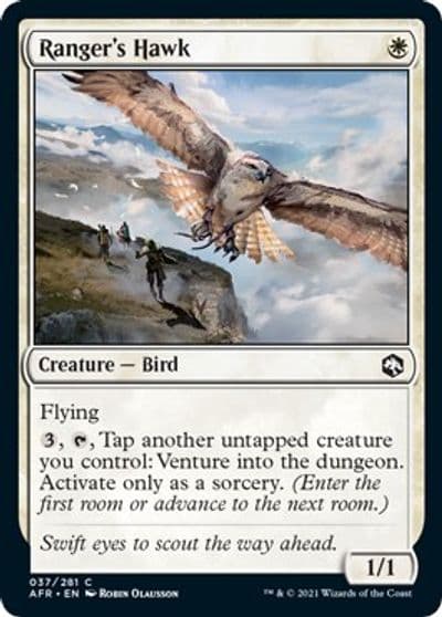 Rangers Hawk Adventures in the Forgotten Realms Magic card