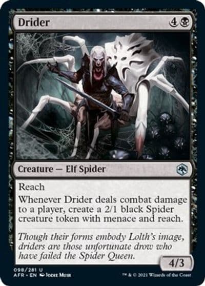 Drider Adventures in the Forgotten Realms Magic card
