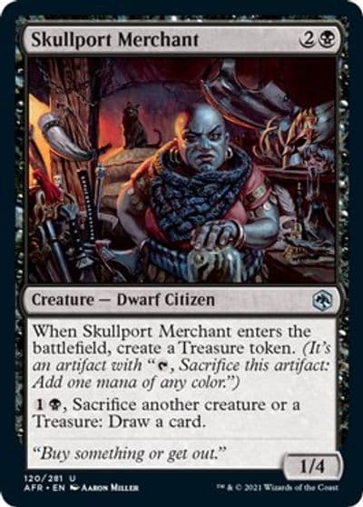 Skullport Merchant Adventures in the Forgotten Realms Magic card