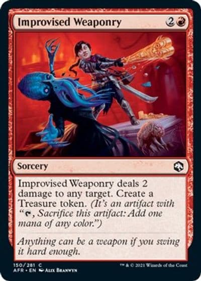 Improvised Weaponry Adventures in the Forgotten Realms Magic card