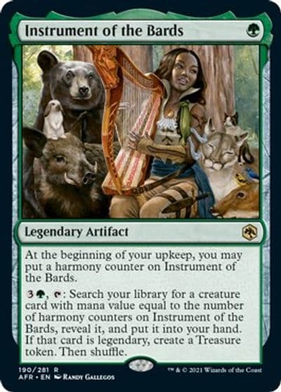 Instrument of the Bards Adventures in the Forgotten Realms Magic card