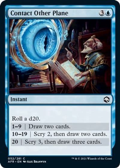 Contact Other Plane Adventures in the Forgotten Realms Magic card