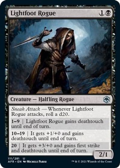 Lightfoot Rogue Adventures in the Forgotten Realms Magic card