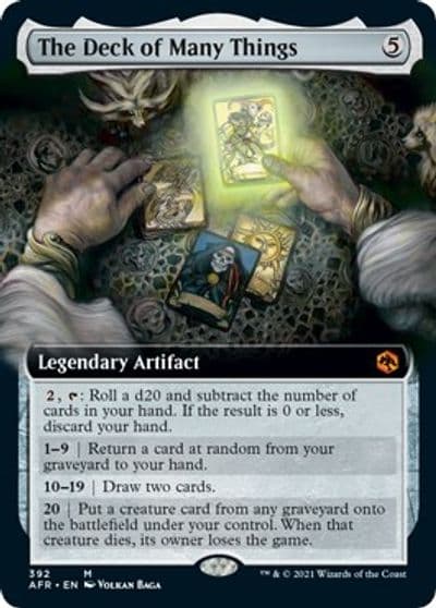 The Deck of Many Things Extended Art Adventures in the Forgotten Realms Magic card