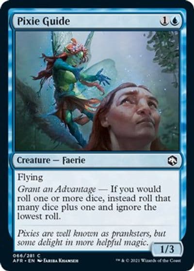 Pixie Guide Adventures in the Forgotten Realms Magic card