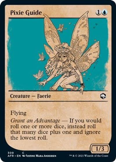 Pixie Guide Showcase Adventures in the Forgotten Realms Magic card