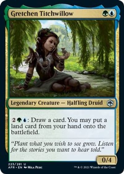 Gretchen Titchwillow Adventures in the Forgotten Realms Magic card