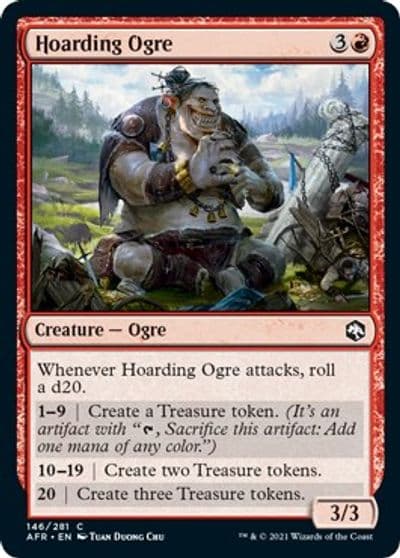 Hoarding Ogre Adventures in the Forgotten Realms Magic card