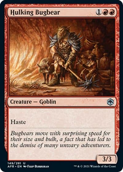 Hulking Bugbear Adventures in the Forgotten Realms Magic card