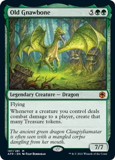 Old Gnawbone Adventures in the Forgotten Realms Magic card