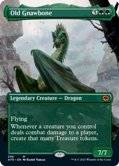 Old Gnawbone Borderless Adventures in the Forgotten Realms Magic card