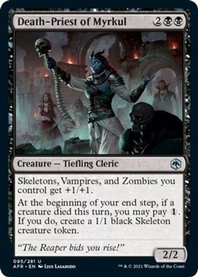 Death Priest of Myrkul Adventures in the Forgotten Realms Magic card