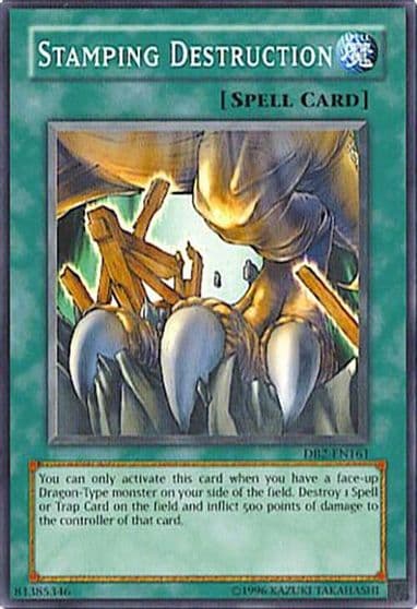 Stamping Destruction Dark Beginning 2 Yu-Gi-Oh! card