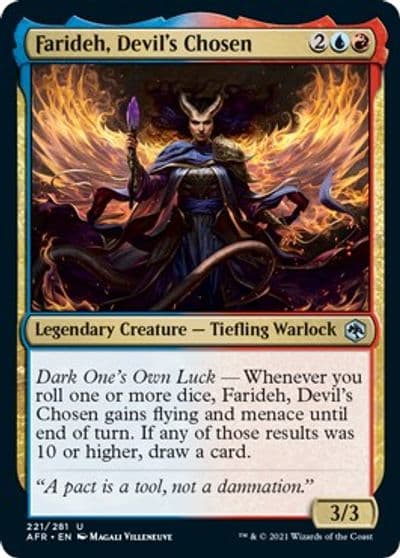 Farideh Devils Chosen Adventures in the Forgotten Realms Magic card