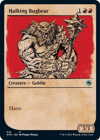 Hulking Bugbear Showcase Adventures in the Forgotten Realms Magic card