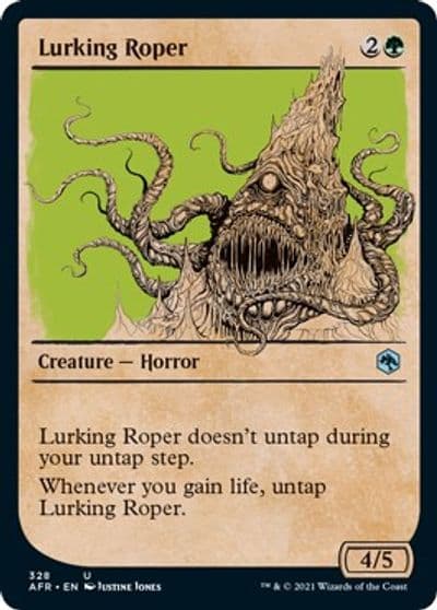 Lurking Roper Showcase Adventures in the Forgotten Realms Magic card