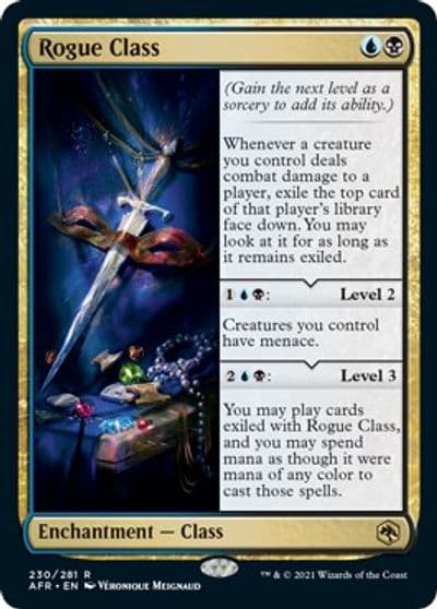 Rogue Class Adventures in the Forgotten Realms Magic card