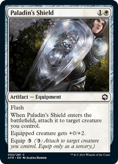 Paladins Shield Adventures in the Forgotten Realms Magic card