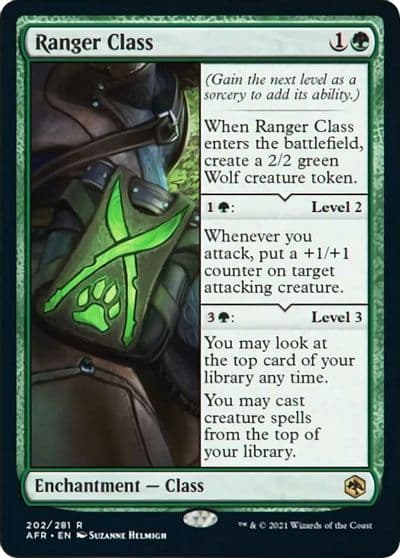 Ranger Class Adventures in the Forgotten Realms Magic card