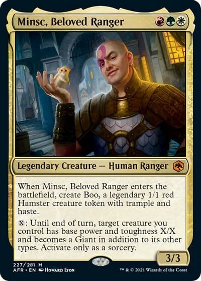 Minsc Beloved Ranger Adventures in the Forgotten Realms Magic card