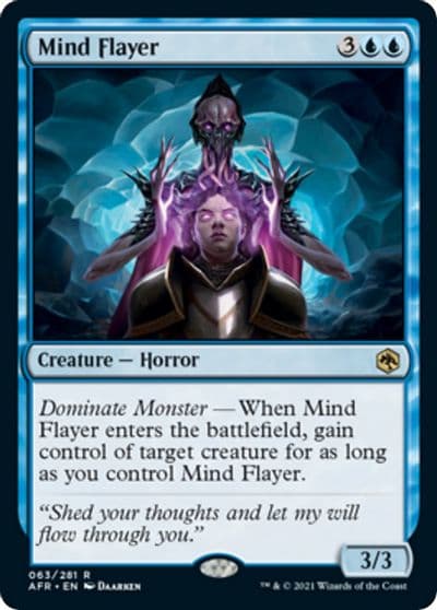 Mind Flayer Adventures in the Forgotten Realms Magic card