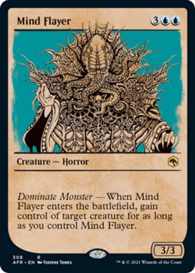 Mind Flayer Showcase Adventures in the Forgotten Realms Magic card