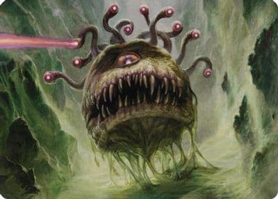 Beholder Art Card Art Series: Adventures in the Forgotten Realms Magic card