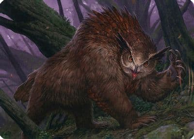 Owlbear Art Card Art Series: Adventures in the Forgotten Realms Magic card
