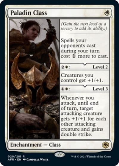 Paladin Class Adventures in the Forgotten Realms Magic card