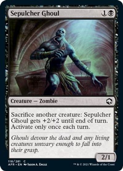 Sepulcher Ghoul Adventures in the Forgotten Realms Magic card