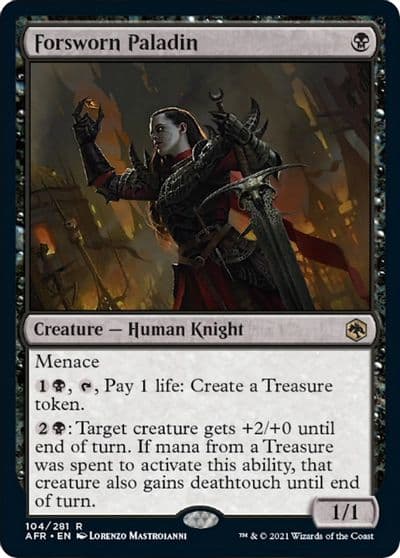 Forsworn Paladin Adventures in the Forgotten Realms Magic card