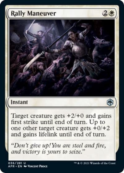 Rally Maneuver Adventures in the Forgotten Realms Magic card